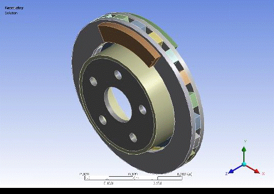 Brake disc-pad assembly